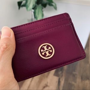 TORY BURCH Robinson Leather Case